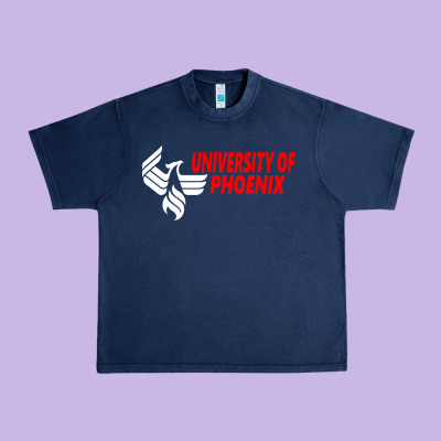 University Of Phoenix Urban Heavy Tee Designed By Artisfamous