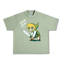 Oil Green i’m not zelda Urban Heavy Tee - artisFamous