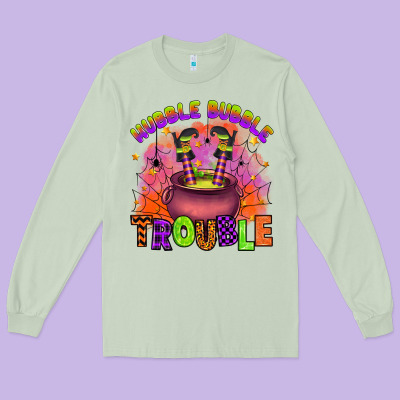 Hubble Bubble Trouble Long Sleeve Tee Designed By Artiststas