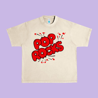 Pop Rocks Urban Heavy Tee Designed By Artisfamous