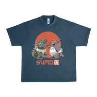 Midnight Navy sumo pop Urban Heavy Tee - artisFamous