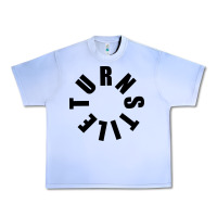 Grape Ice TURNSTILE BLACK ON WHITE Urban Heavy Tee - artisFamous