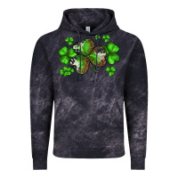 Cloud Black st. patricks day shamrocks Vintage Hoodie - BarkalooDesign