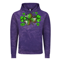 Cloud Purple st. patricks day shamrocks Vintage Hoodie - BarkalooDesign