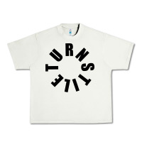 Pistachio TURNSTILE BLACK ON WHITE Urban Heavy Tee - artisFamous