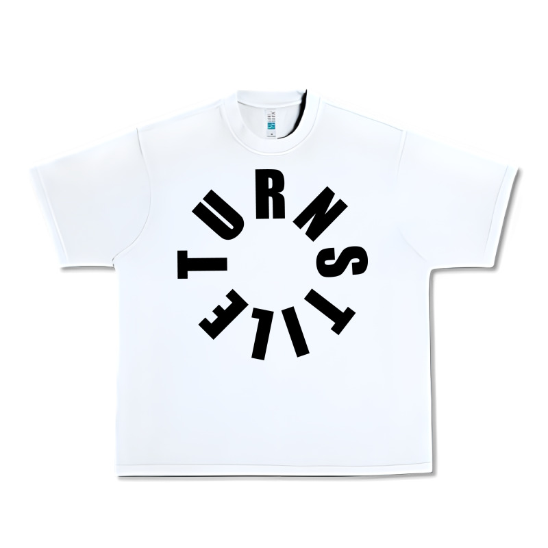 Turnstile Black On White Urban Heavy Tee by artisFamous | Teevron