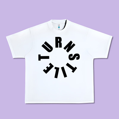 Turnstile Black On White Urban Heavy Tee Designed By Artisfamous