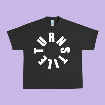 Turnstile White On Black. Urban Heavy Tee Designed By Artisfamous