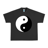 Pigment Black Yin and yang Urban Heavy Tee - artisFamous