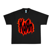 Black vintage kor'n Urban Heavy Tee - artisFamous