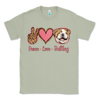 Matcha Peace Love Bulldog Classic Tee - Jasminsmagicworld