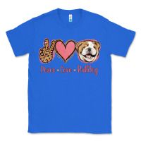 True Royal Peace Love Bulldog Classic Tee - Jasminsmagicworld