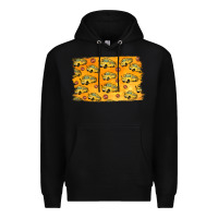 Black School Bus Pattern Premium Hoodie - Jasminsmagicworld