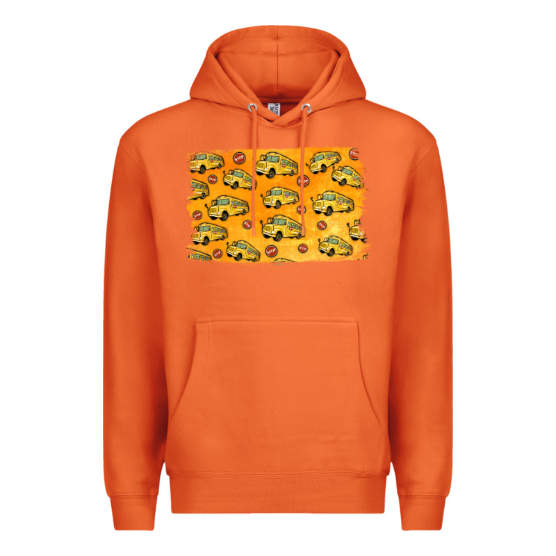 School Bus Pattern Premium Hoodie by Jasminsmagicworld | Teevron