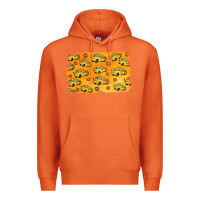 Carrot School Bus Pattern Premium Hoodie - Jasminsmagicworld