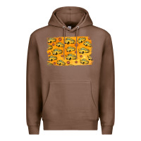 Chestnut School Bus Pattern Premium Hoodie - Jasminsmagicworld
