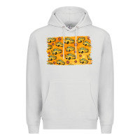 Dove Grey School Bus Pattern Premium Hoodie - Jasminsmagicworld