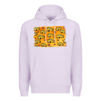 Lilac School Bus Pattern Premium Hoodie - Jasminsmagicworld