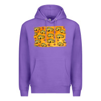 Purple School Bus Pattern Premium Hoodie - Jasminsmagicworld