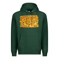 Sports Green School Bus Pattern Premium Hoodie - Jasminsmagicworld