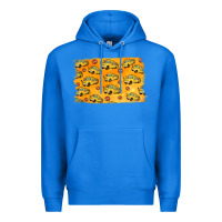 True Royal School Bus Pattern Premium Hoodie - Jasminsmagicworld