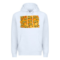White School Bus Pattern Premium Hoodie - Jasminsmagicworld