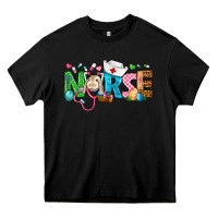 Black Easter Nurse Heavy Core Tee - BundleAndBundleShop