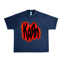 Navy vintage kor'n Urban Heavy Tee - artisFamous