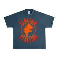 Midnight Navy italian stallion Urban Heavy Tee - artisFamous