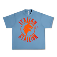 Pebble Blue italian stallion Urban Heavy Tee - artisFamous