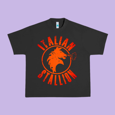 Italian Stallion Urban Heavy Tee Designed By Artisfamous