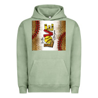 Pigment Oil Green for the love of the game softball Urban Hoodie - chombo