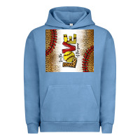 Pigment Pebble Blue for the love of the game softball Urban Hoodie - chombo
