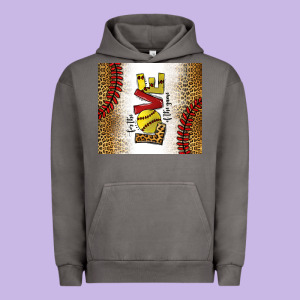 For The Love Of The Game Softball Urban Hoodie Designed By Chombo