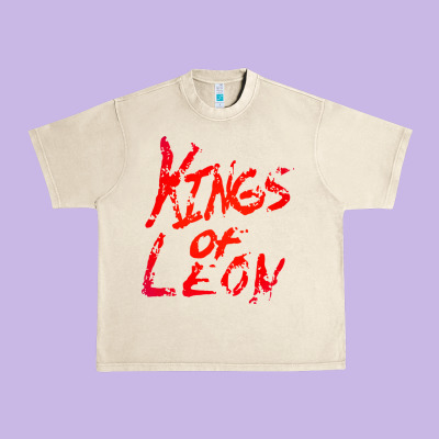 Kings Of Leon Urban Heavy Tee Designed By Artisfamous