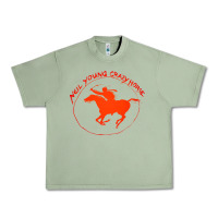 Oil Green neil young Urban Heavy Tee - artisFamous