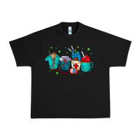 Black nurse drink coffee Urban Heavy Tee - CowhideDigitalArt