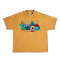 Peanut Butter nurse drink coffee Urban Heavy Tee - CowhideDigitalArt