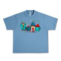 Pebble Blue nurse drink coffee Urban Heavy Tee - CowhideDigitalArt
