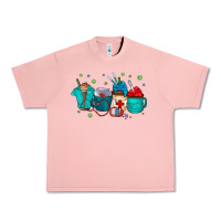 Salmon nurse drink coffee Urban Heavy Tee - CowhideDigitalArt