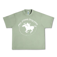 Oil Green neil young Urban Heavy Tee - artisFamous