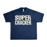 Navy super cracker Urban Heavy Tee - artisFamous