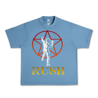 Pebble Blue rush vintage starman unisex Urban Heavy Tee - artisFamous