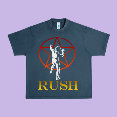 Rush Vintage Starman Unisex Urban Heavy Tee Designed By Artisfamous