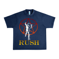 Navy rush vintage starman unisex Urban Heavy Tee - artisFamous