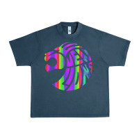 Midnight Navy reflective 7 lions Urban Heavy Tee - artisFamous