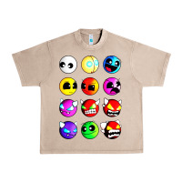 French Oak geometry dash difficulty  faces Urban Heavy Tee - artisFamous
