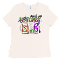 Bone Drink Up Witches Ladies Tee - CowhideDigitalArt
