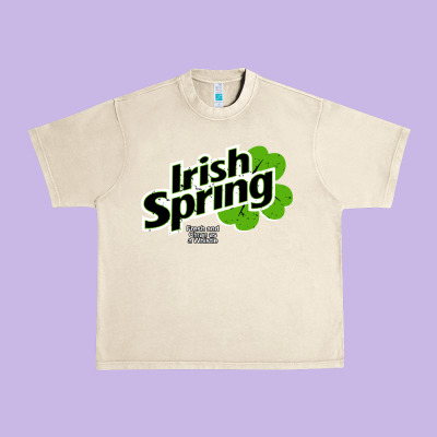 Irish Spring Urban Heavy Tee Designed By Artisfamous