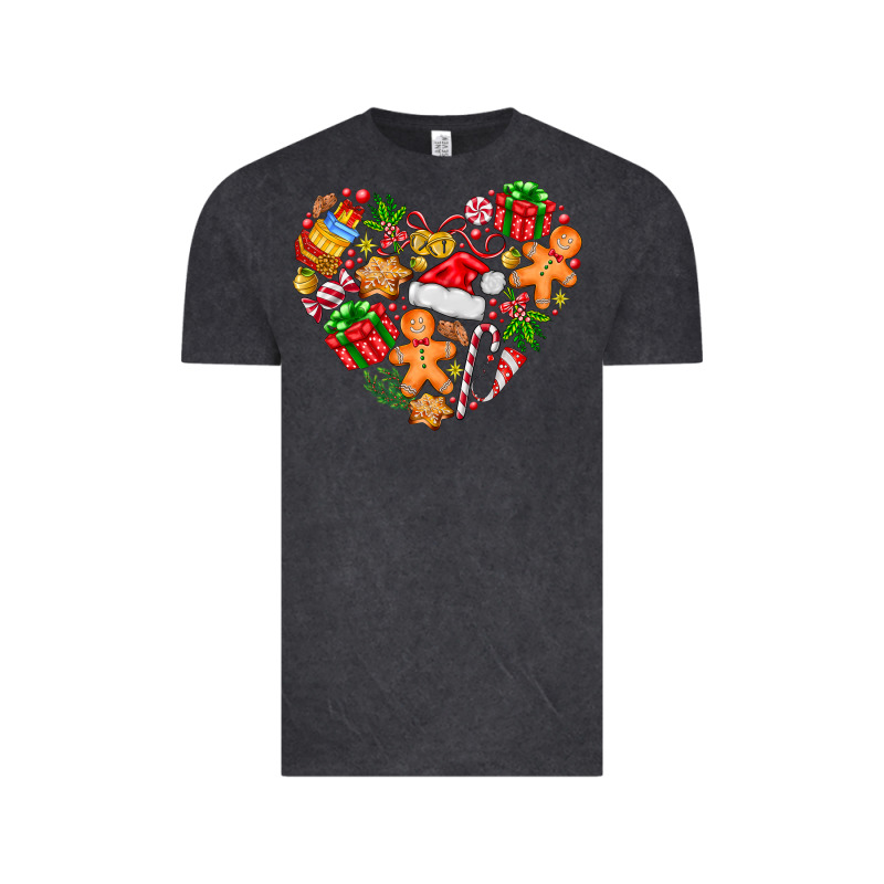 Love Christmas  Heart Vintage Tee by CowhideDigitalArt | Teevron